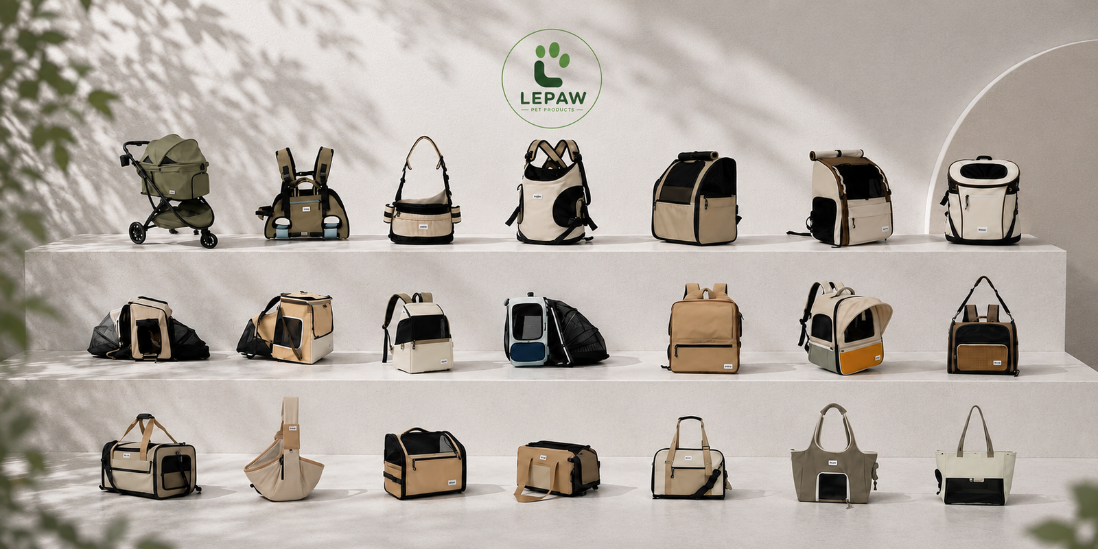 LEPAW pet products manufacturer showcasing a complete collection of pet supplies and accessories for global brands